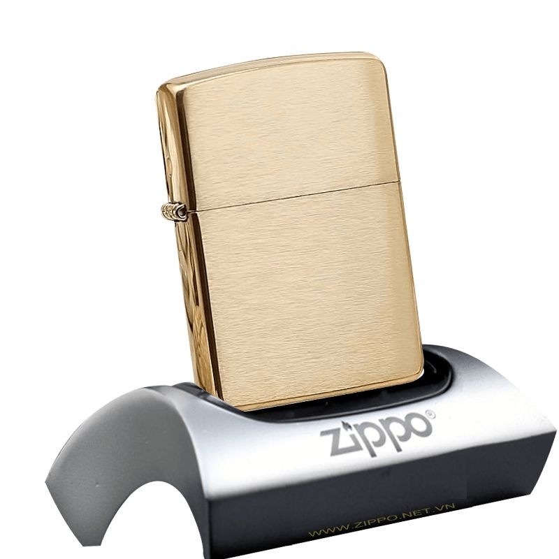 Vẻ ngoài đơn giản lịch lãm của Zippo ZP220 đồng xước